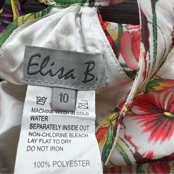 NWT Eliza B Floral Dress.  Size 10 - Picture 10 of 14